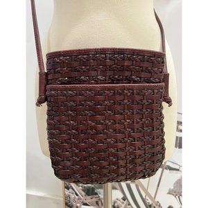 Woven crossbody purse